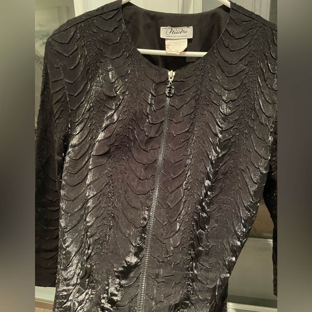 Vintage Nueva Crinkle Shimmer Blazer